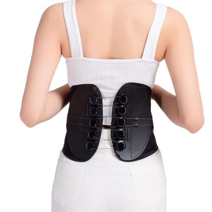 New Double Pull  Waist Brace Back Lumbar Support Corset Woman Man Waist Trimmer Belt Injury Muscle Posture Corrector Belt