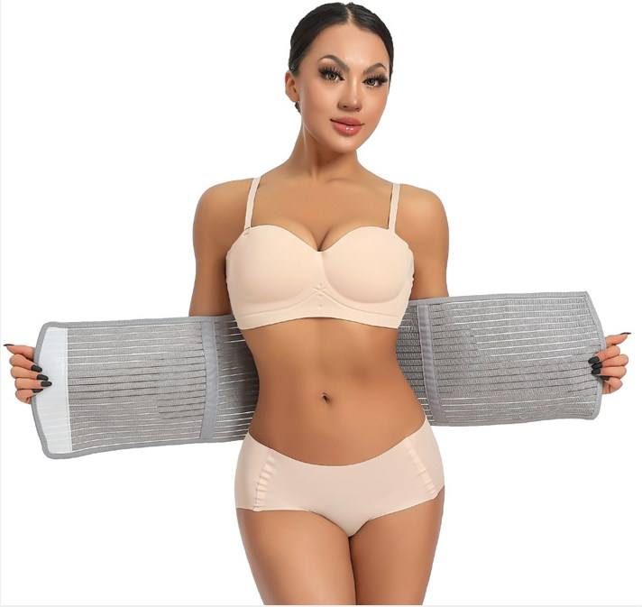 New Model Bamboo charcoal back support waist trainer Adjustable Breathable abdominal retraction band for Women Rapid Production Solutions Manufacturer
