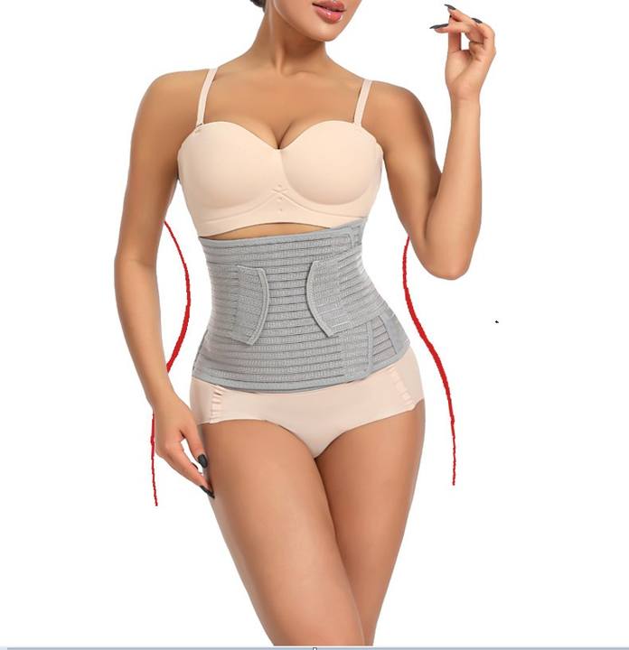 New Model Bamboo charcoal back support waist trainer Adjustable Breathable abdominal retraction band for Women Rapid Production Solutions Manufacturer