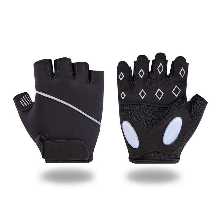 New Model  Cycling Half-finger Gloves Breathable Non-slip Fingerless Outdoor Summer UV Protection Gloves Cycling Equipment Manufacturing and Export