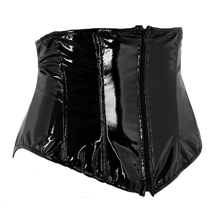 New PU zipper corset belly belt girdle belly belt girdle waist outside wear short shapewear women Manufacturing and Export Efficiency