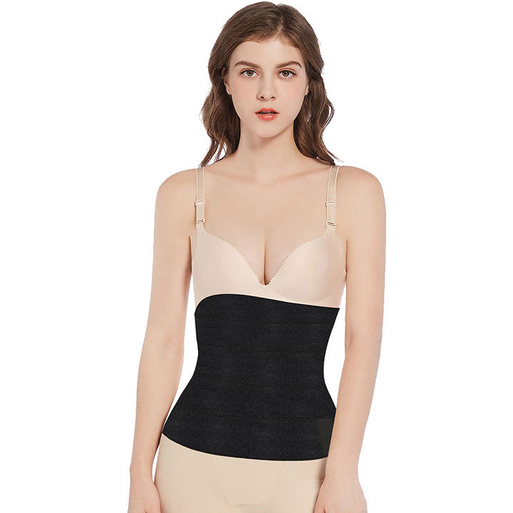 New Product Free Size 4 Meter Adjustable Lose Weight Elastic Tummy Round Wrap Waist Shaper Belt Slimming Belly Wrap China Manufacturing Distributor
