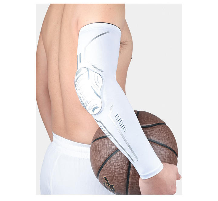 New Sports Arm Sleeve Honeycomb Anti-collision Pressurized Elbow Pads For Basketball Football Cycling China Industrial Supplier Chain