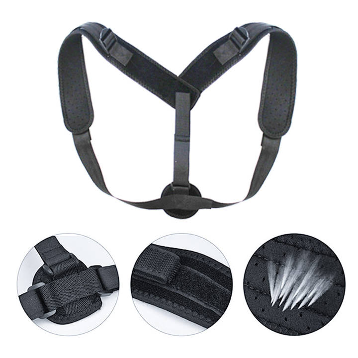 New adjustable back orthosis strap Breathable anti-hunchback sitting strap Manufacturing Solutions