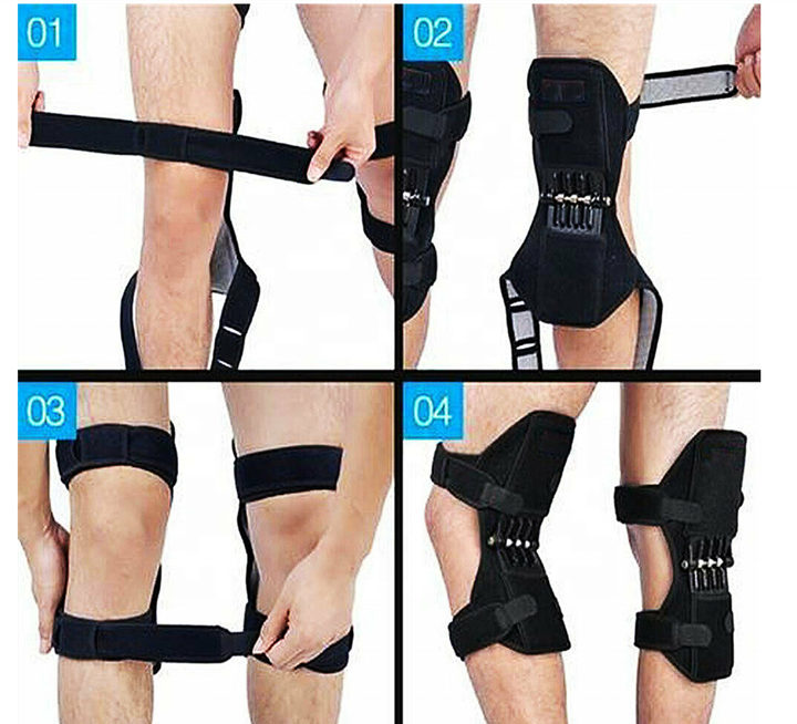 New design Powerful Joint Support Knee Pads Knee Booster for climbing Factory Direct
