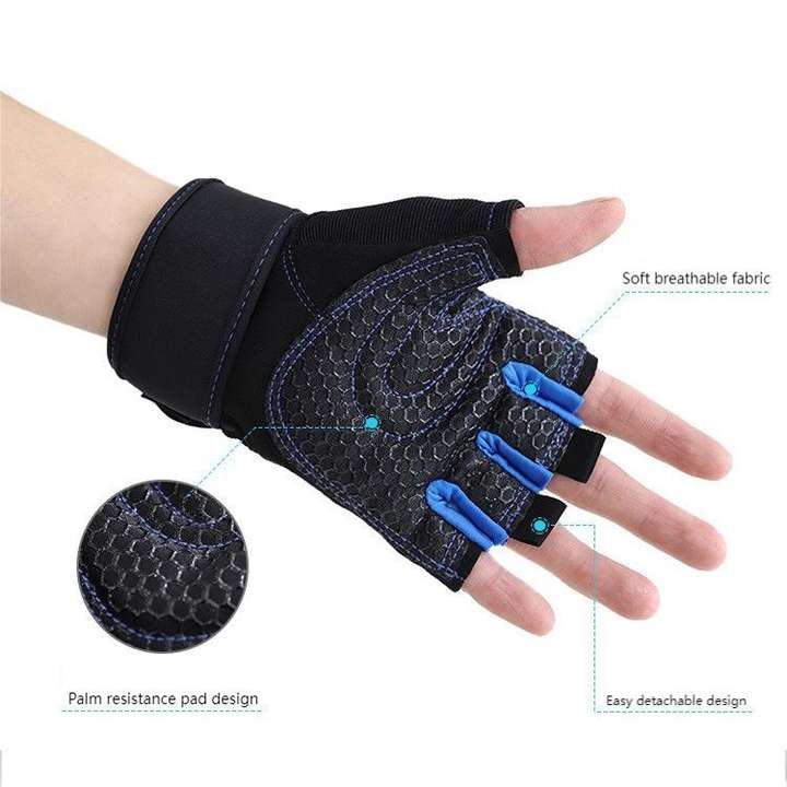 New fitness gloves for men and women protective anti-slip wrist protection barbell cycling equipment half finger gloves OEM Manufacturer