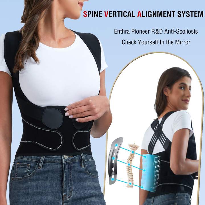 New lumbar protection anti-hunchback correction belt orthosis belt students adult back correction belt protection lumbar spine