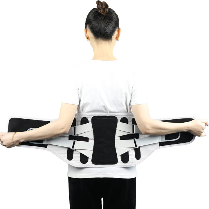 New thermopressure breathable adjustable support waist fixed belt fitness steel support belt China-based Manufacturer