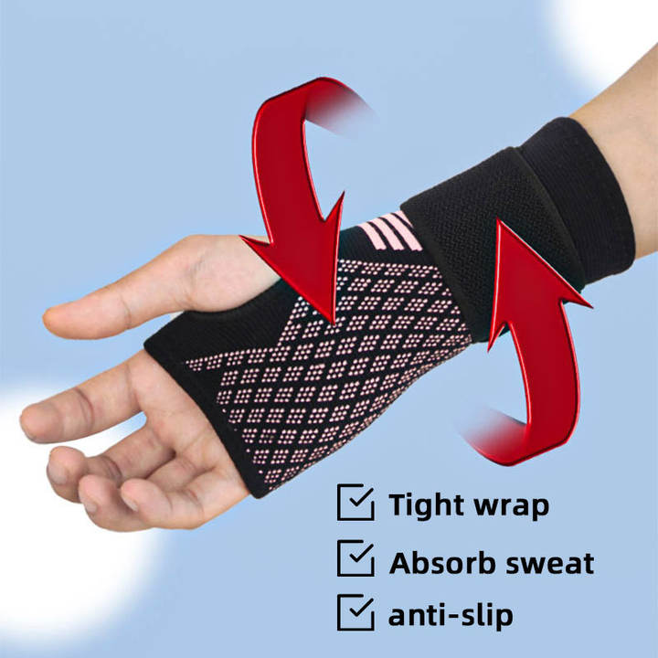 New wrist strap adjustable winding wrist strap Knitted nylon breathable wrist strap fitness protection