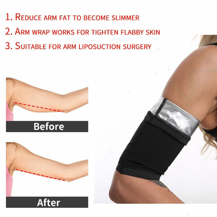 Newest Arm Slimming Fat Burning Arm Slimming Sleeves Shaper belt Protection Arm Sweat Band