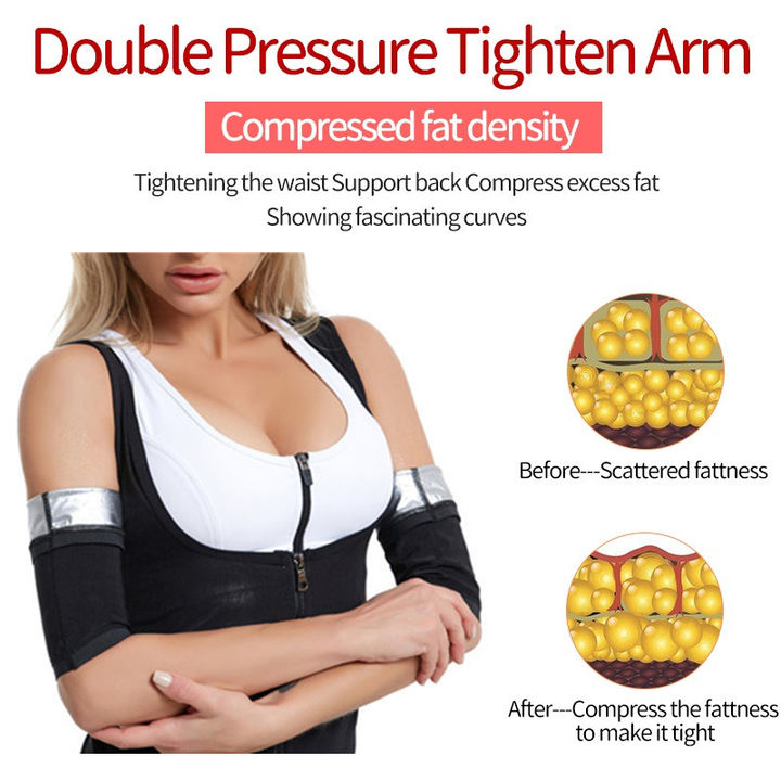 Newest Arm Slimming Fat Burning Arm Slimming Sleeves Shaper belt Protection Arm Sweat Band