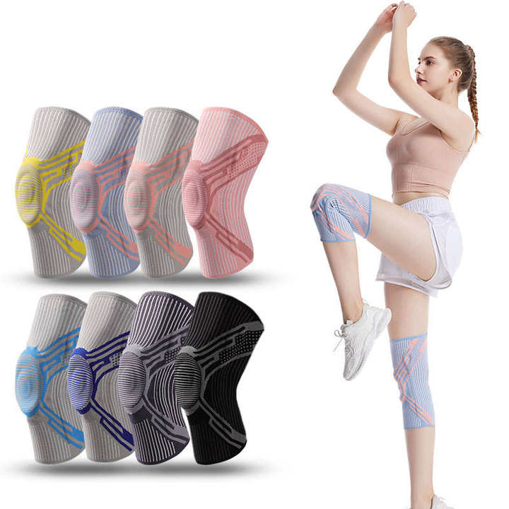 Newest Knee Protector Sports Knee Support Sleeve Knee Brace with Side Stabilizers & Patella Gel pad China Production Hub
