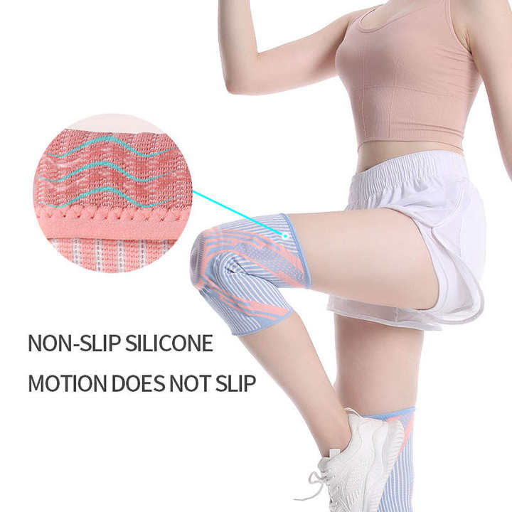 Newest Knee Protector Sports Knee Support Sleeve Knee Brace with Side Stabilizers & Patella Gel pad China Production Hub