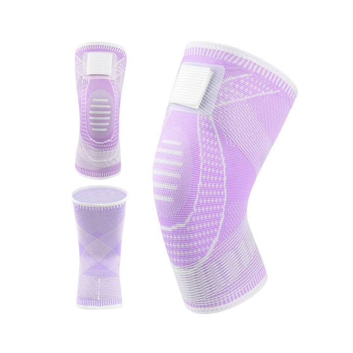 Non-slip Nylon High Elastic Stretch Breathable Adjustable Compression Knee Brace Support Sleeve Low-Cost Manufacturing Efficiency