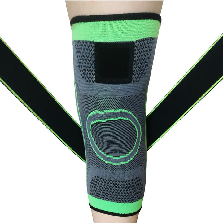 Nylon Knee Support Compression Sleeves Joint Pain Arthritis Relief Running Fitness Elastic Wrap Knee  Brace Production Wholesale Operations