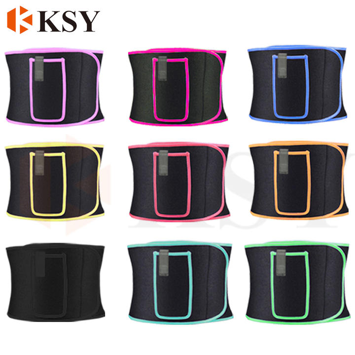 ODM OEM Neoprene Sauna Sweat Double Control Belly Belt Waist Trainer for Weight Loss Wholesale Supplier