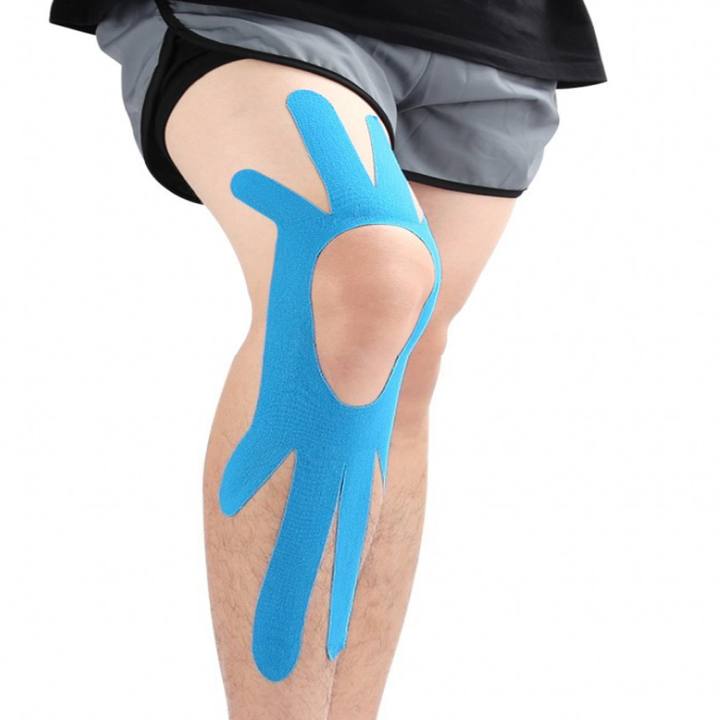 One piece cutting Knee muscle tape, adhesive sports bandages for muscle patches, suitable for running enthusiasts