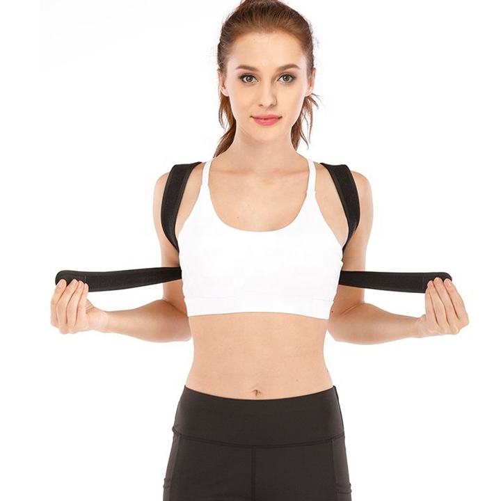 One size Figure Upper Back Brace Back Corrector with Back Support strap