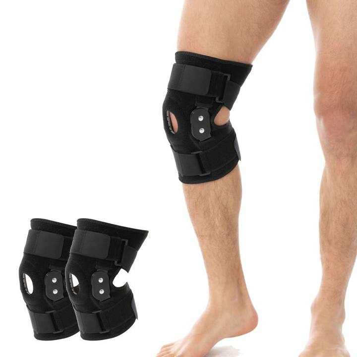 Open Patella Hinged Knee Brace Stabilizer Joint Support Knee Pads  Adjustable Knee Support Industrial Exporter Custom Solutions