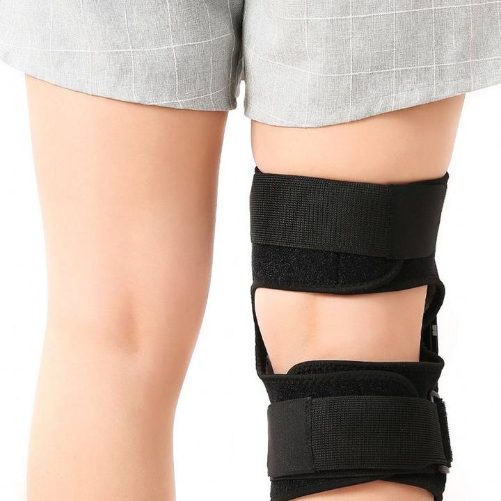 Open Patella Hinged Knee Brace Stabilizer Joint Support Knee Pads  Adjustable Knee Support Industrial Exporter Custom Solutions