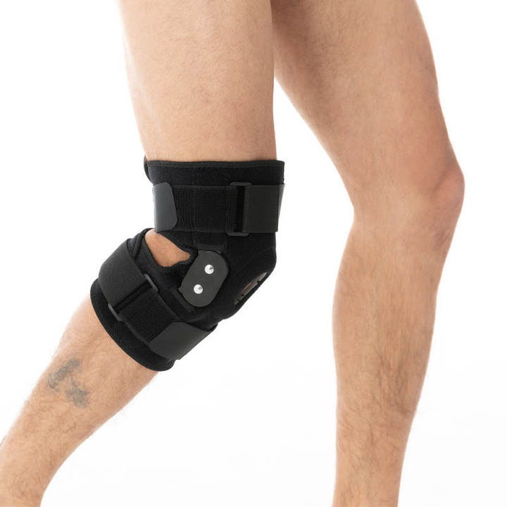 Open Patella Hinged Knee Brace Stabilizer Joint Support Knee Pads  Adjustable Knee Support Industrial Exporter Custom Solutions