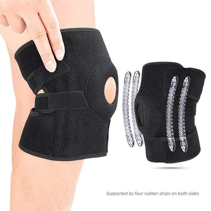 Open compression strap squat jump rope sports support knee pads Running cycling outdoor mountain knee pads Production Wholesale Operations