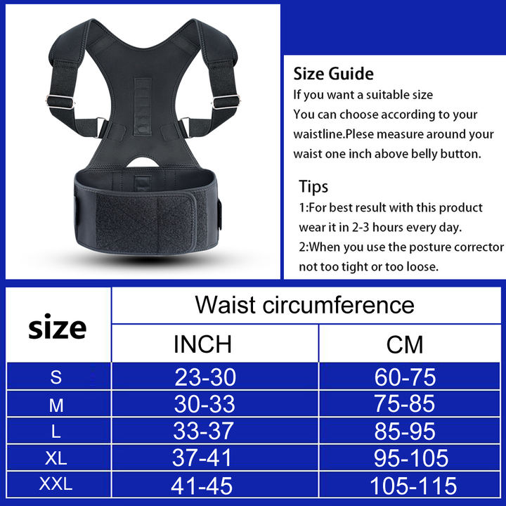 Orthopedic Back Support Belts Magnetic Posture Corrector Correct Posture Brace Corrector de Posture 10 Magnets Corsets Wholesale B2B Pricing
