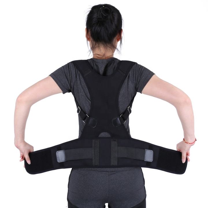 Orthopedic Corset Back Posture Corrector Magnetic Brace Belt Shoulder Back Support Magnet Bandage Vest ODM Manufacturing Efficiency