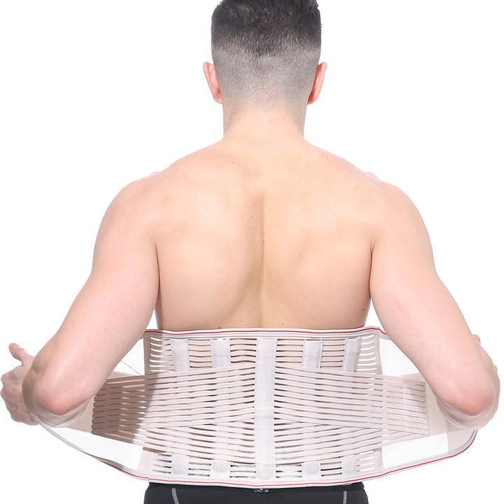 Orthopedic Corset Back Support Belt Men Back Brace Belt Fajas Lumbares Ortopedicas Protection Spine Support Belt Factory-Owned Wholesale