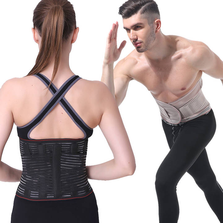 Orthopedic Corset Back Support Belt Men Back Brace Belt Fajas Lumbares Ortopedicas Protection Spine Support Belt Factory-Owned Wholesale