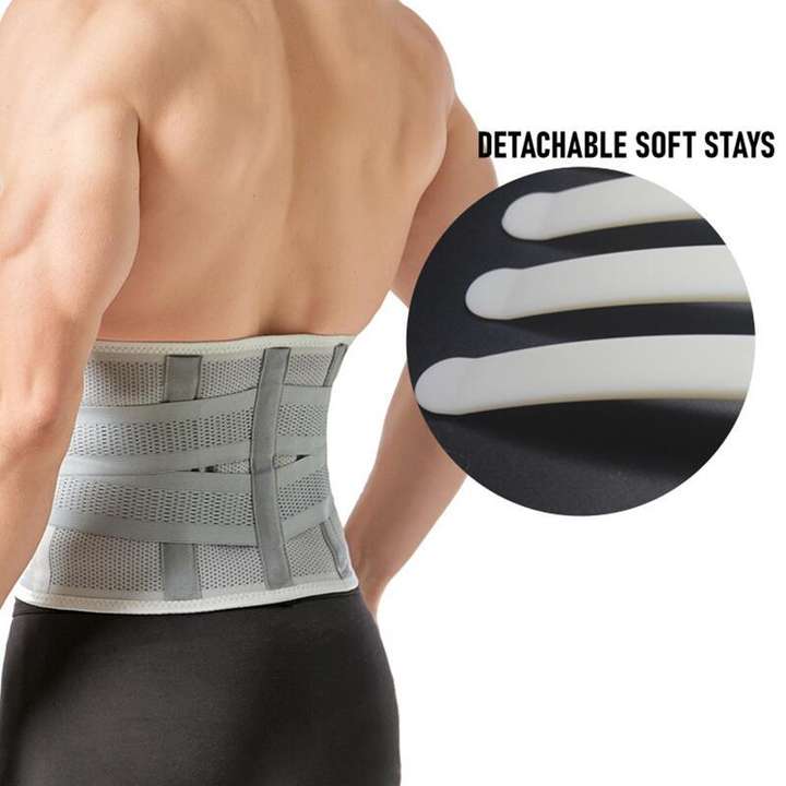 Orthopedic Corset Back Support Belt Spine Lumbar Back Belt Men Women Waist Support Trainer Abdominal Binder Lumbar Pad Brace Gym