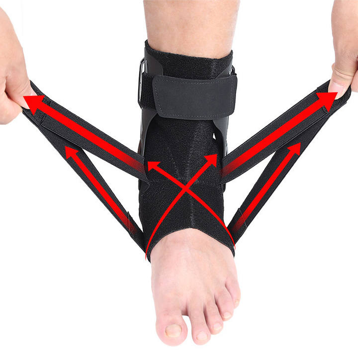 Outdoor fitness basketball ankle guard Double support fixed strap compression ankle guard Discount Wholesale Direct