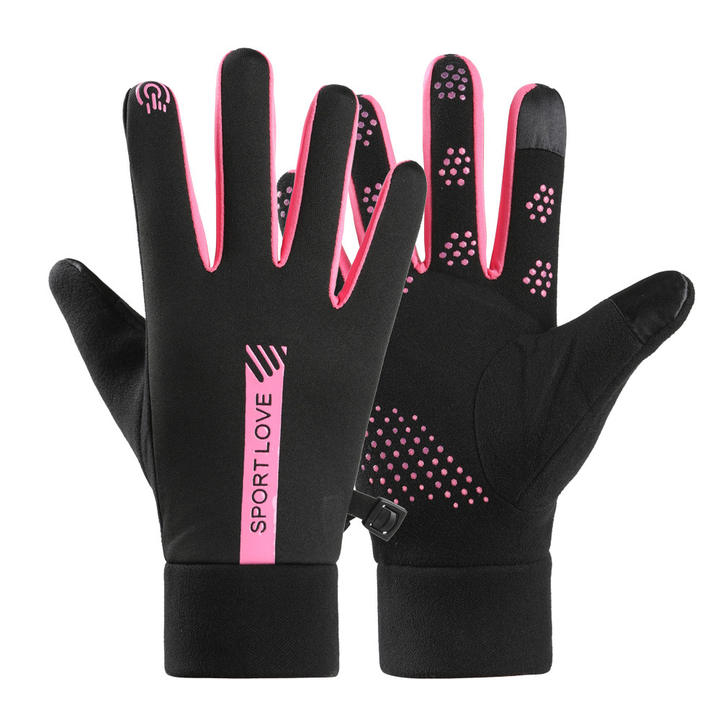 Outdoor riding sports non-slip thickened and fleece-resistant snowboarding windproof touch screen gloves Factory Wholesale Custom Solutions
