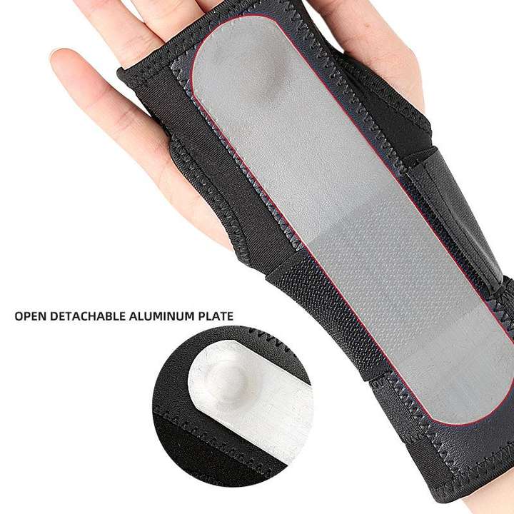Outdoor sports aluminum palm pressure adjustable sports wrist guard Bulk Manufacturing Processing