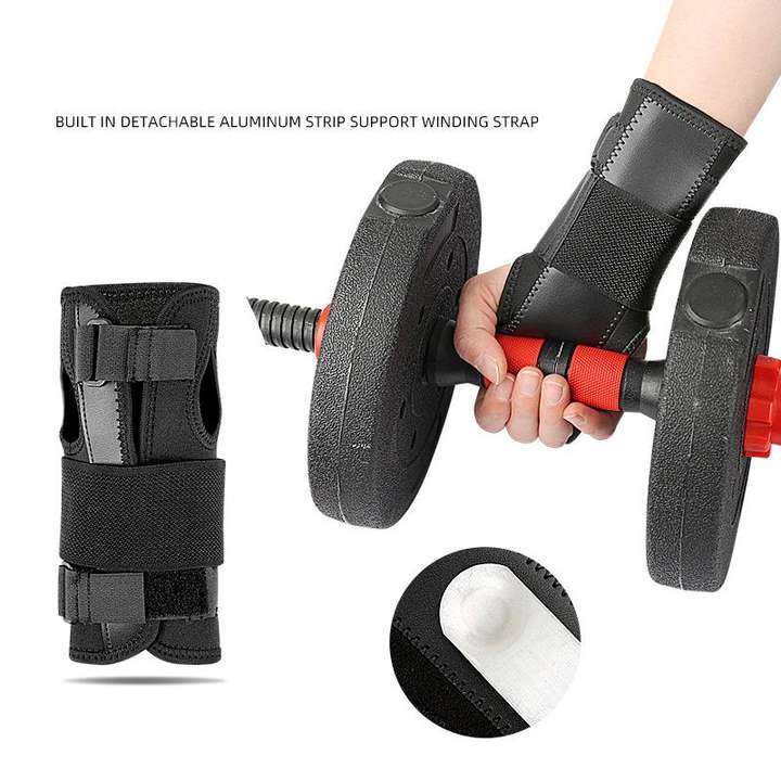 Outdoor sports aluminum palm pressure adjustable sports wrist guard Bulk Manufacturing Processing
