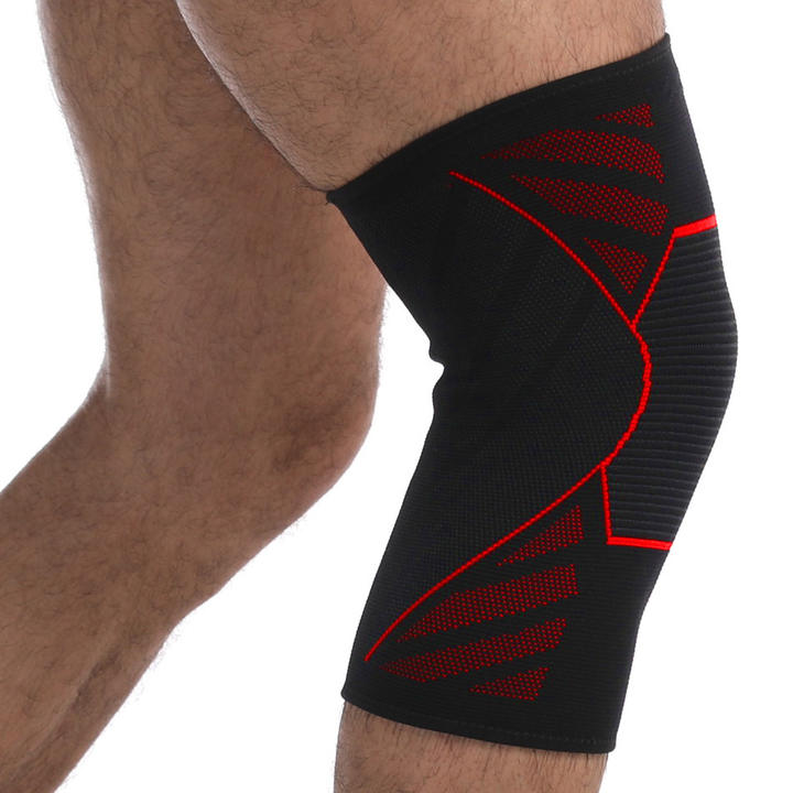 Outdoor sports fitness men's and women's running basketball hiking anti slip knitting breathable protective knee pads Industrial Exporter