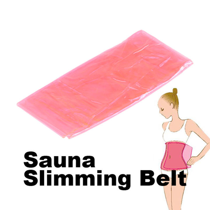 PVC Sauna Belt Waist Wrap Shaper Lose Weight Sauna Thin Slimming Belt Waist Wrap Shaper for Leg Arm Body Massage Belly Custom Factory Production