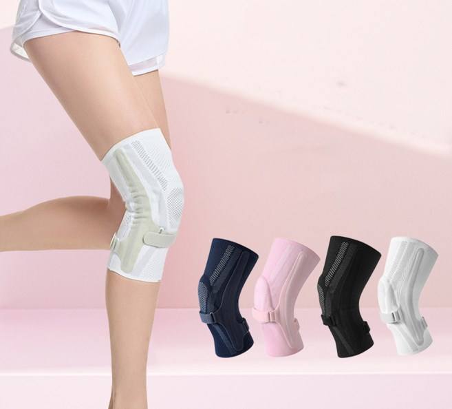 Pain relief compression knee brace with belt Silicone knee pads for man and woman China Exporter Custom Solutions