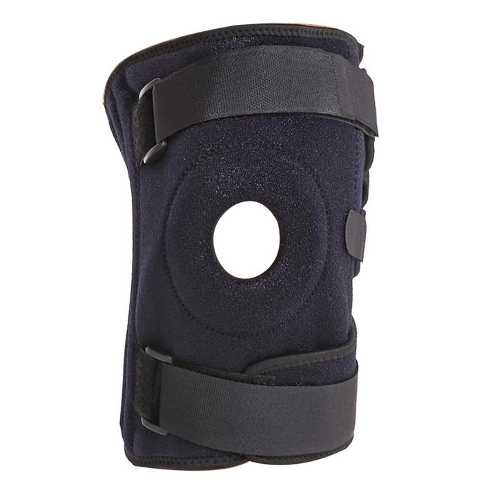 Plus size sports knee brace Compression silicone spring adjustable mountain knee brace patella protector