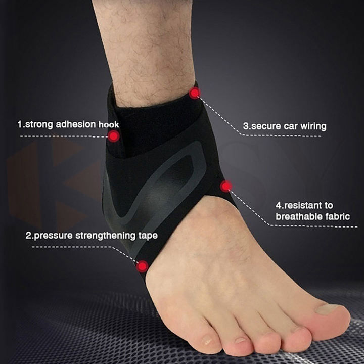 Popular Compression Adjustable Ankle Brace Bag Fitness Sport Ankle Stabilizer Brace China Exporter B2B