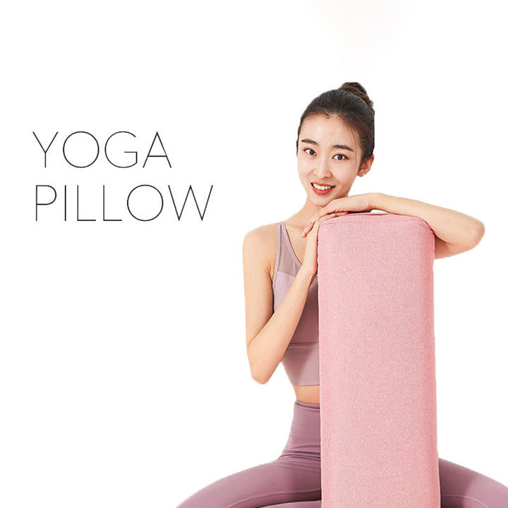 Portable Yoga Pillow Anti-deformed Lightweight Rectangular Yoga Bolster Pillow High Elasticity Decompression Aid Pillow