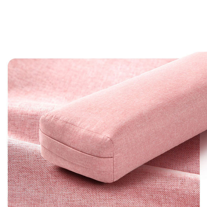 Portable Yoga Pillow Anti-deformed Lightweight Rectangular Yoga Bolster Pillow High Elasticity Decompression Aid Pillow