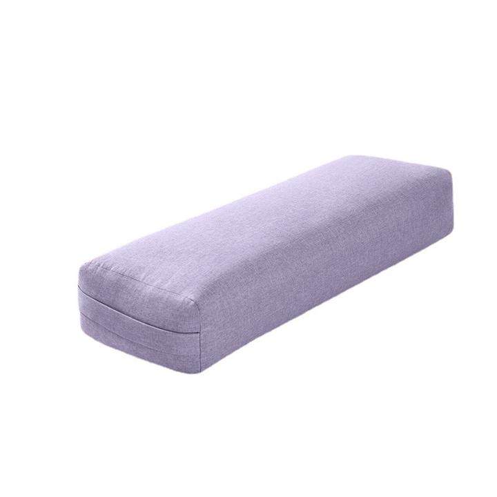 Portable Yoga Pillow Anti-deformed Lightweight Rectangular Yoga Bolster Pillow High Elasticity Decompression Aid Pillow