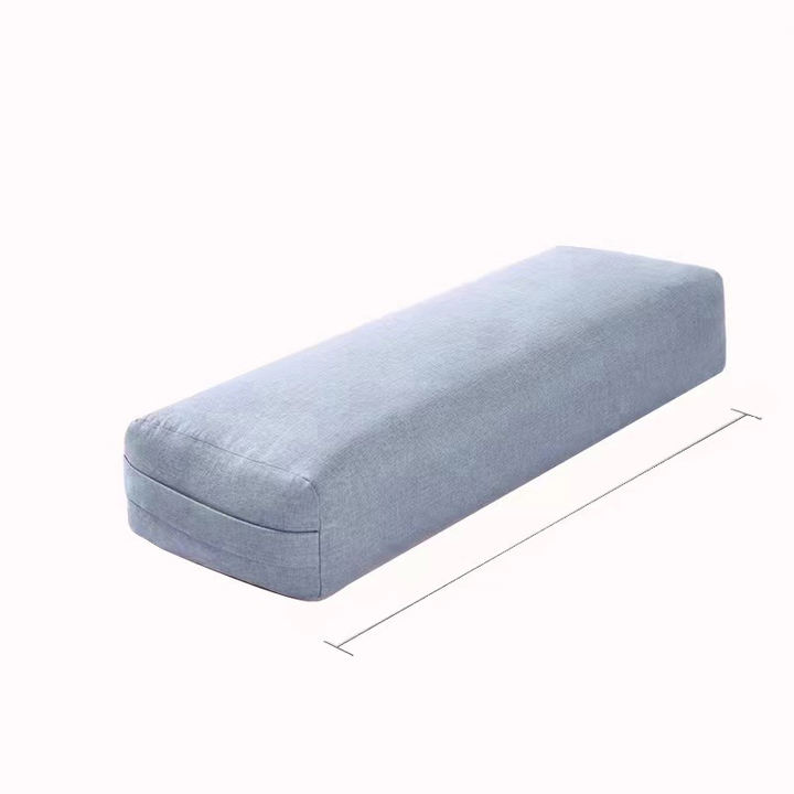 Portable Yoga Pillow Anti-deformed Lightweight Rectangular Yoga Bolster Pillow High Elasticity Decompression Aid Pillow