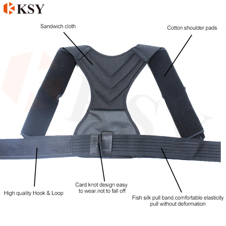 Posture Corrector Brace Back Support Back Brace Neoprene Back Straightener Export Wholesale