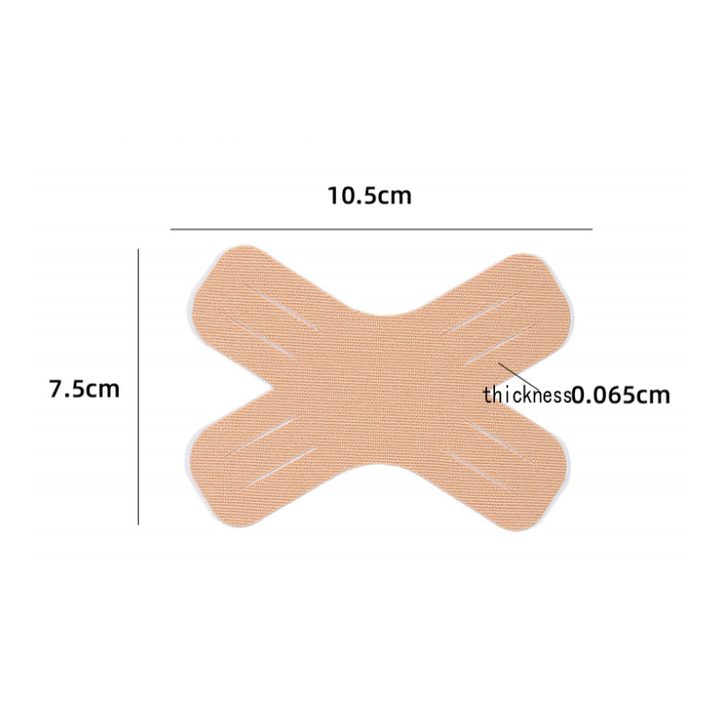 Pre-cut X-shaped Colored Kinesiology Tape Intramuscular patch Elastic Sports Adhesive Kinesiology Tape 20pcs one set Low-Cost Manufacturing Hub