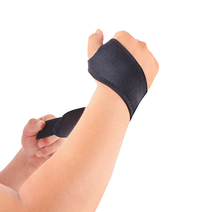 Pressure wrapping fitness wrist brace anti sprain thumb sports wrist guard badminton basketball tennis wristband