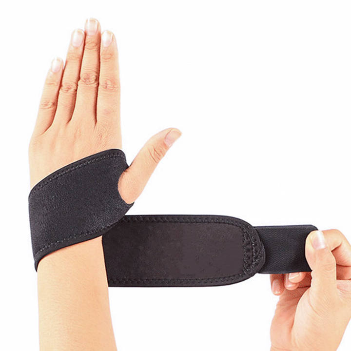 Pressure wrapping fitness wrist brace anti sprain thumb sports wrist guard badminton basketball tennis wristband