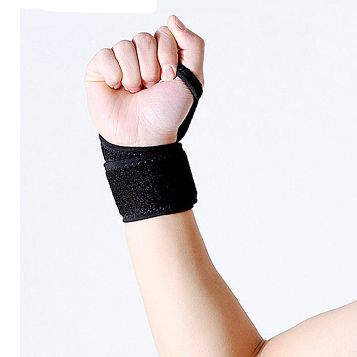 Pressure wrapping fitness wrist brace anti sprain thumb sports wrist guard badminton basketball tennis wristband