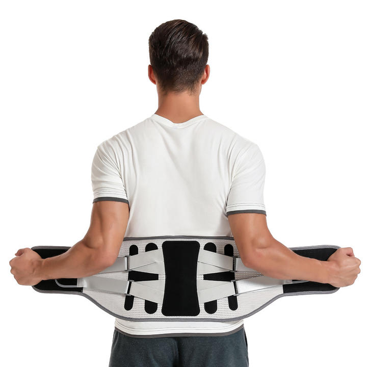 Professional Back Support Brace Adjustable Lumbar Support for Pain Relief of Back/Lumbar/Waist for Spring Stabilizers for Injury Private Label Manufacturing